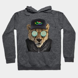 Wildlife Cheetah-dressed up joke Hoodie